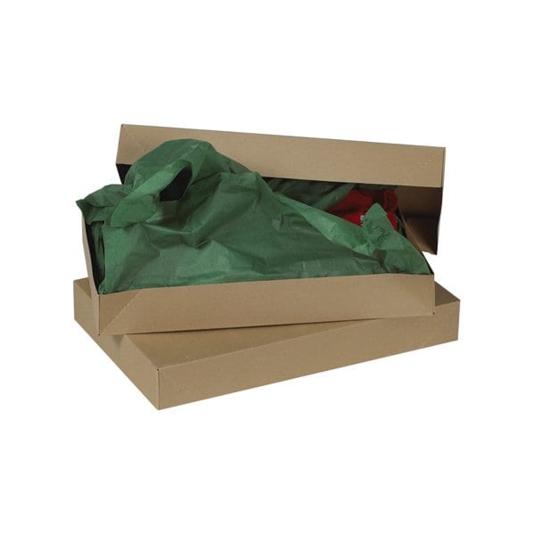 Bsc Preferred 15 x 9-1/2 x 2'' Kraft Apparel Boxes, 100PK BUY00018534 - main